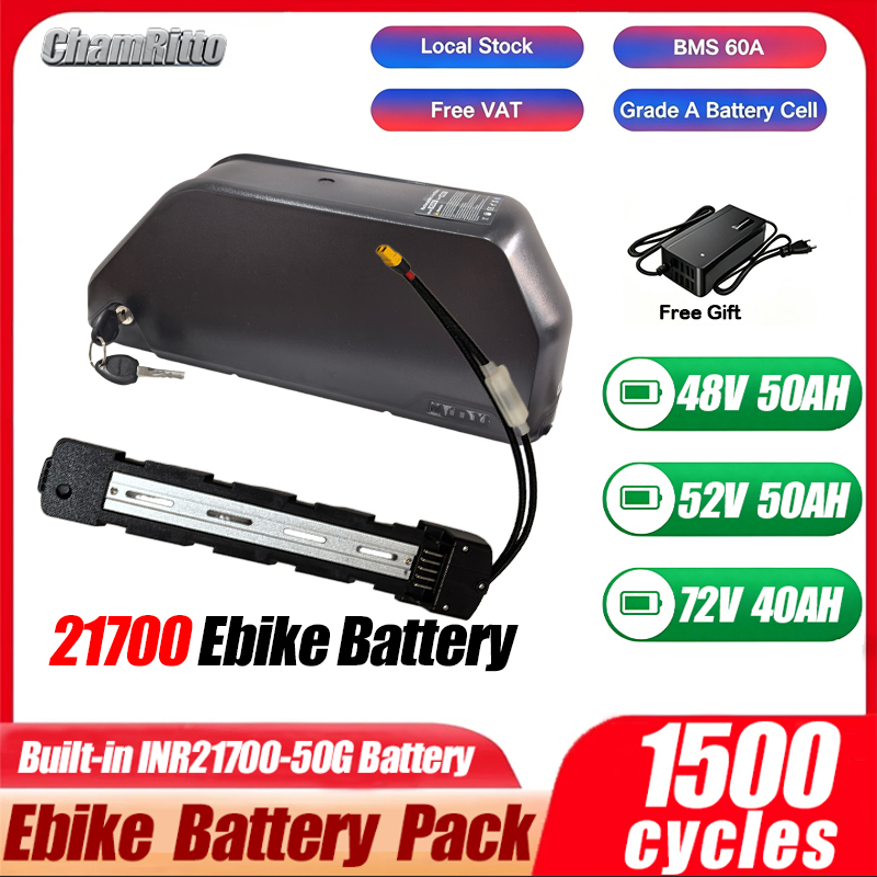 Electric Bicycle Battery 72V 30Ah - Batterie de vélo électrique Hailong 52v