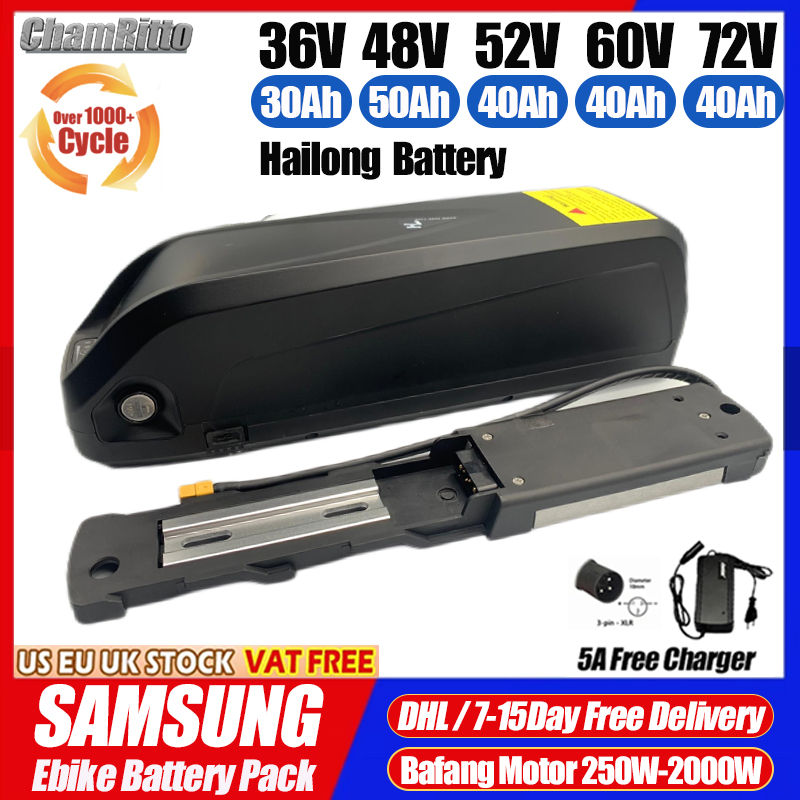 Electric Bicycle Battery 72V 30Ah - Batterie de vélo électrique 48V 36V