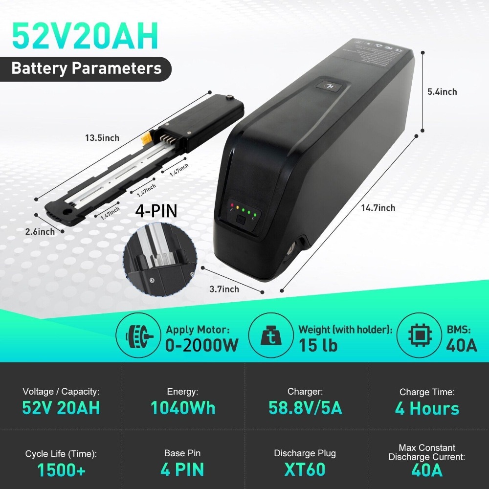 Batterie Aleaivy Hailong eke 3 - Ebike Battery 48V 20Ah Hailong avis et prix