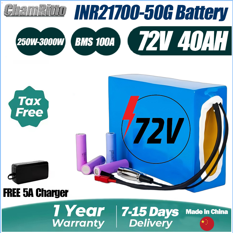 Batterie de vélo électrique 72 - Electric Bicycle Battery 72V 30Ah avis et prix